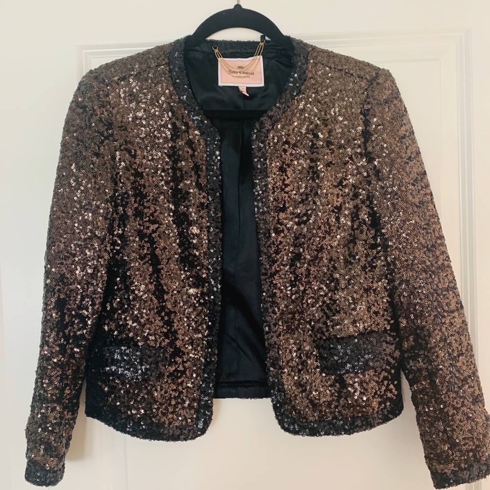 Bird sequin blazer